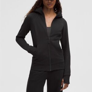 Women's Black Zip-Up Hoodie